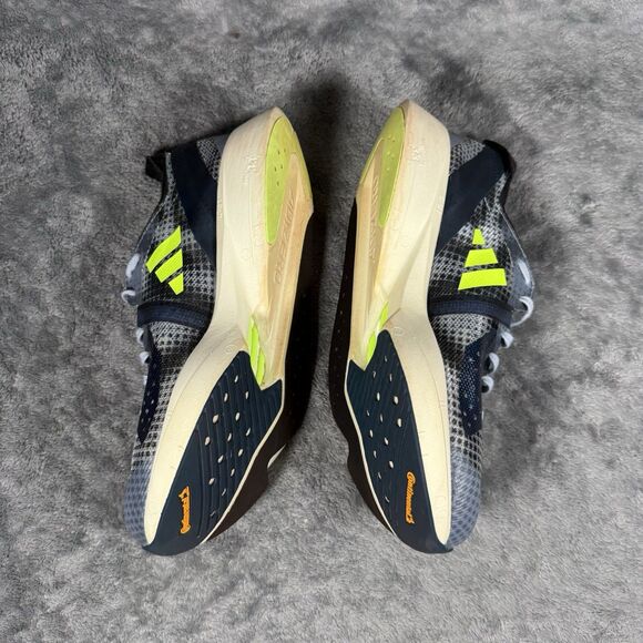 Adidas AdiZero Takumi 9 Running Shoes Blue Lucid Lemon IG3133 Men’s Size 5.5 main image 4
